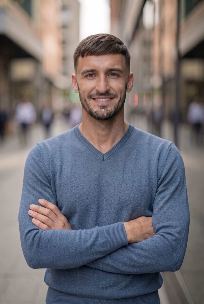 przed budynkiem M #22
